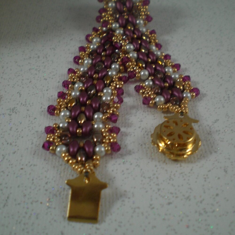 Isabella Bracelet, Hand Beaded, High Fashion, Couture